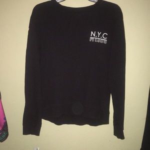 Black long sleeve shirt